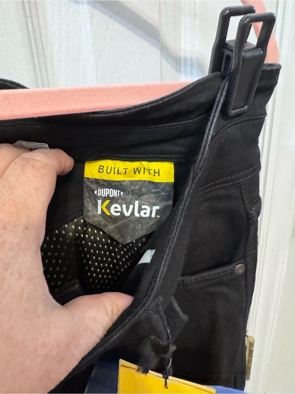 Women’s Black Motorcycle Kevlar DuPont Jeans - Picture 3 of 8